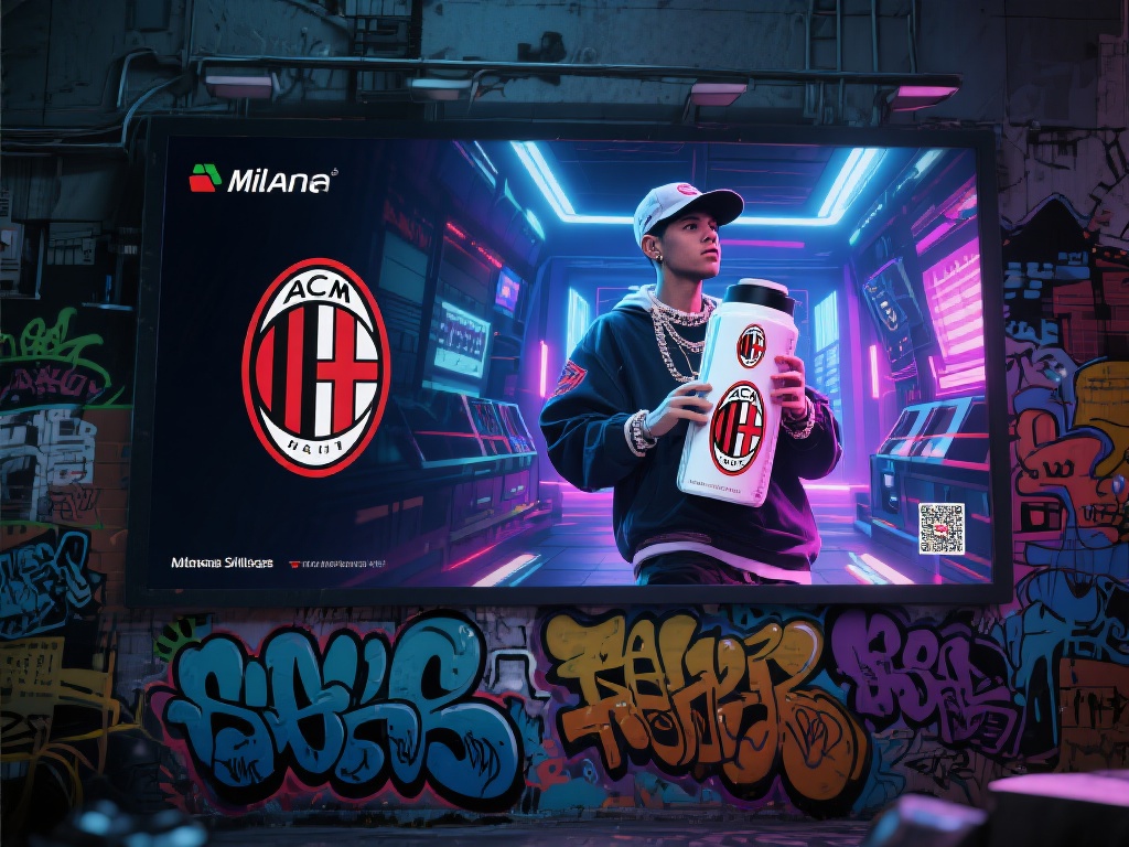 米兰体育广告图片创意十足，吸引年轻一代的目光 (米兰体育广告图片创意十足，成功吸引年轻一代目光！）